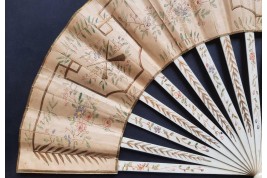Souvenir from the French Embassy in Moscow, 1896. Fan by Kees
