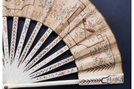 Souvenir from the French Embassy in Moscow, 1896. Fan by Kees