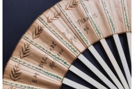 Souvenir from the French Embassy in Moscow, 1896. Fan by Kees