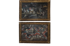 L'ambassade de Siam, gouaches vers 1700