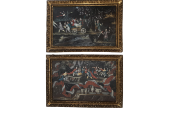 The Siamese embassy, gouaches circa 1700