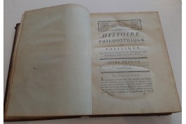 Histoire des deux Indes, by Guillaume-Thomas Raynal, book with maps 1780