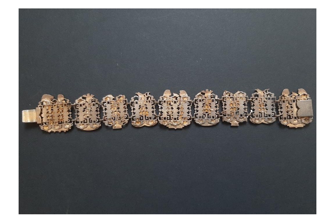 Bracelet égyptomania, début XXème