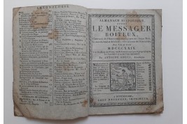 Almanac à la Giraffe, 1829