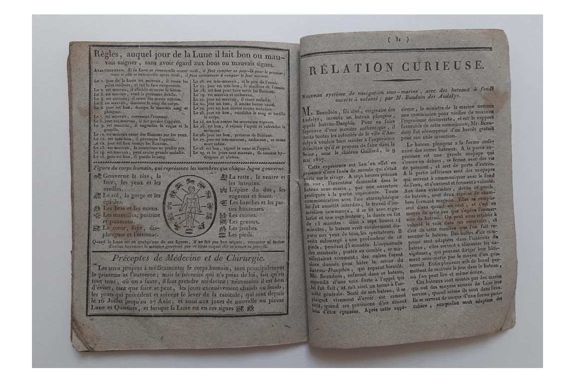 Almanac à la Giraffe, 1829