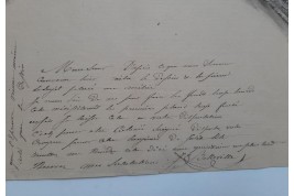 Turqueries amoureuses, projet d'éventail de Belleville, vers 1840-50
