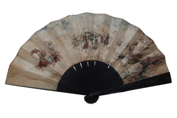 Fantasia, fan by Salvador Sanchez Barbudo, late 19th century