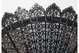 Mashrabiya, fan circa 1870-1900