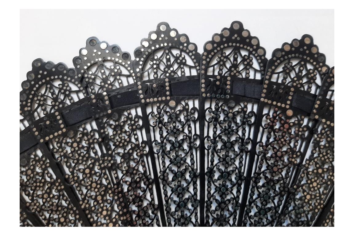 Mashrabiya, fan circa 1870-1900
