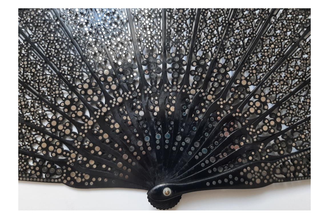 Mashrabiya, fan circa 1870-1900