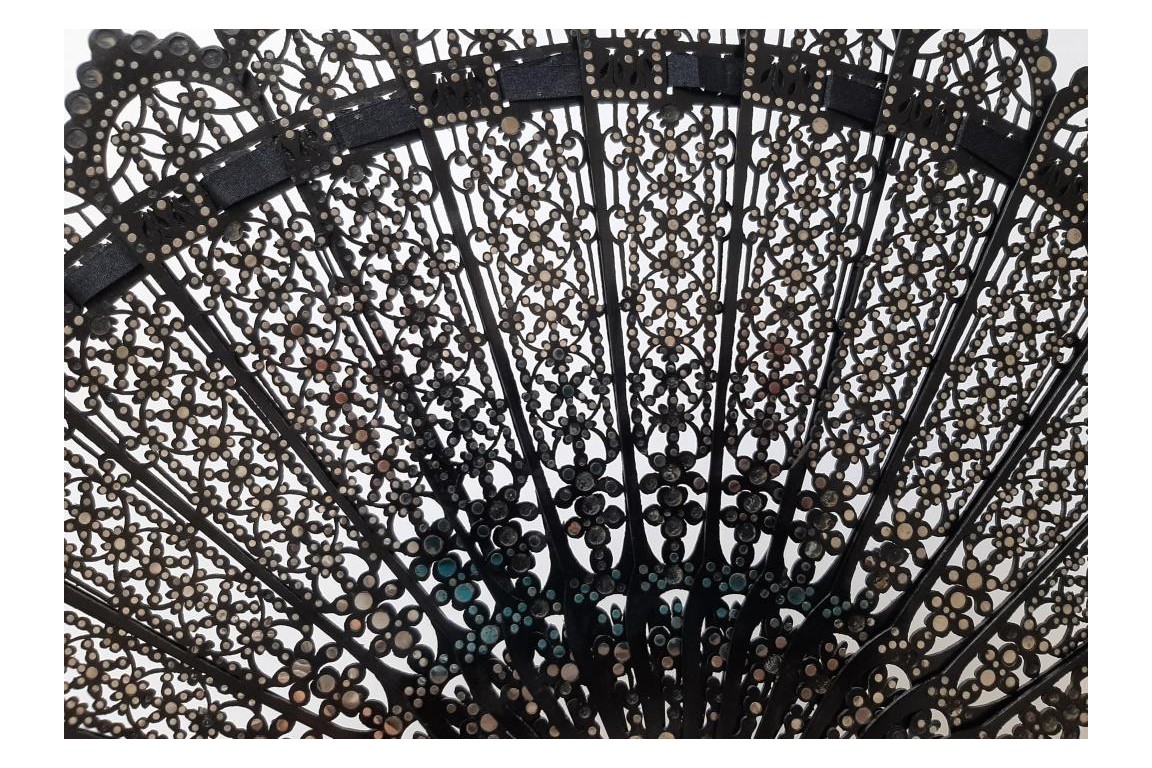 Mashrabiya, fan circa 1870-1900
