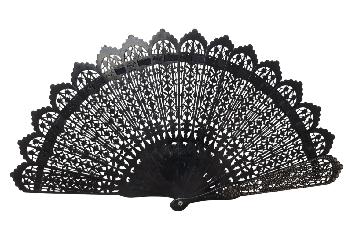Mashrabiya, fan circa 1870-1900