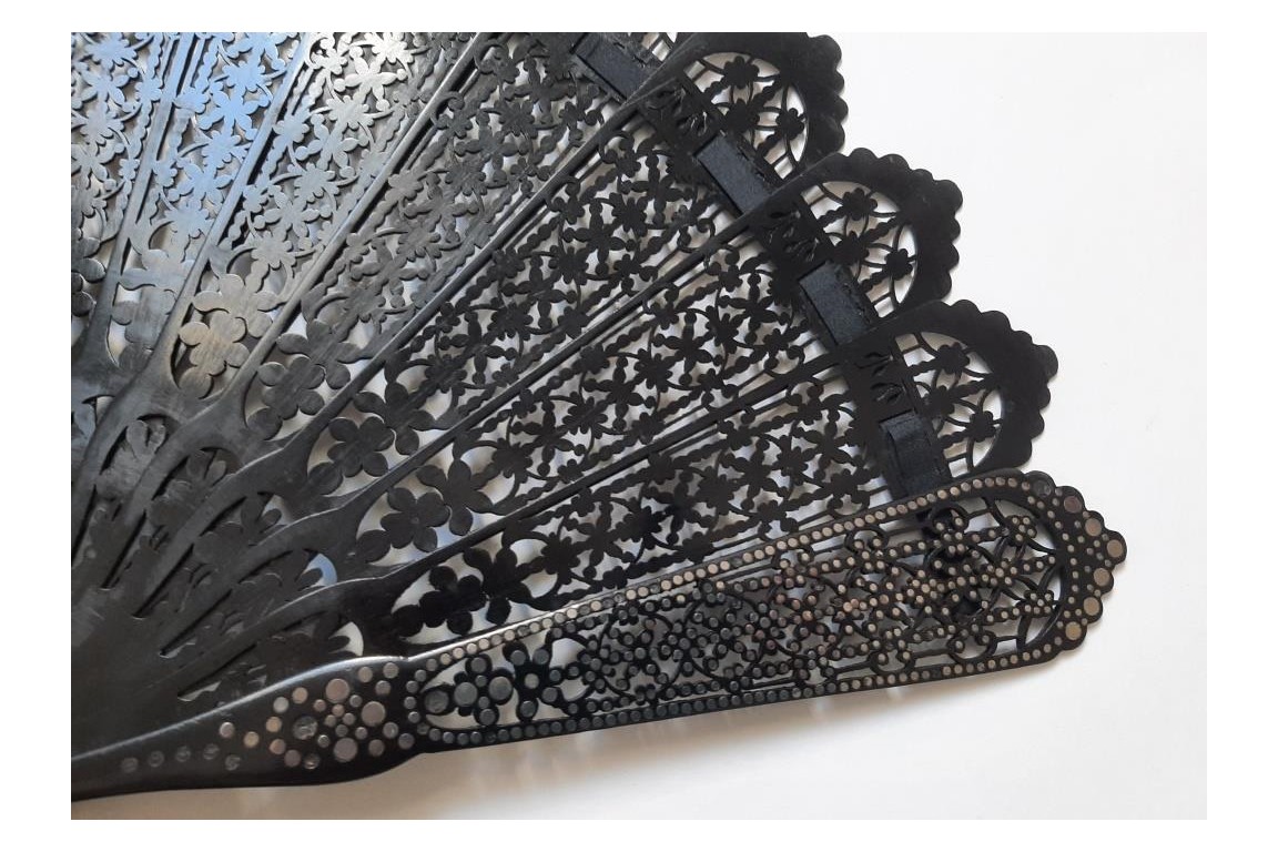 Mashrabiya, fan circa 1870-1900
