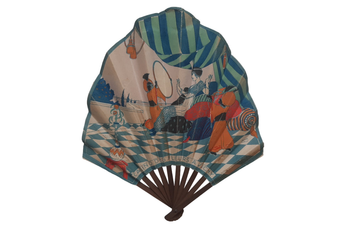 Belles orientales, éventails de Riom et Brunelleschi, périodeart déco