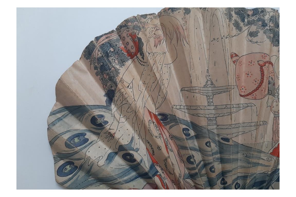 Belles orientales, éventails de Riom et Brunelleschi, périodeart déco