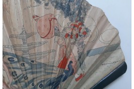Belles orientales, éventails de Riom et Brunelleschi, périodeart déco