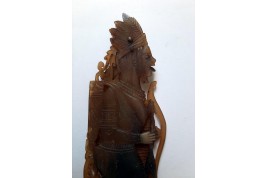 Indien, peigne XIXème art populaire