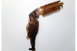 Native, 19th century comb