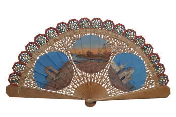 Souvenirs de voyage en Égypte, éventail vers 1867