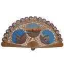 Souvenirs de voyage en Égypte, éventail vers 1867