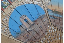 Memories of a trip to Egypt, fan, circa 1867