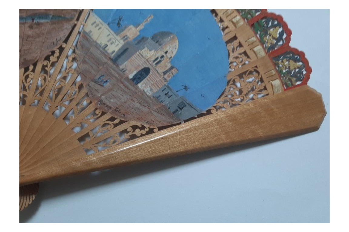 Souvenirs de voyage en Égypte, éventail vers 1867