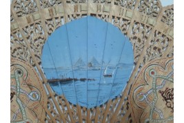 Memories of a trip to Egypt, fan, circa 1867
