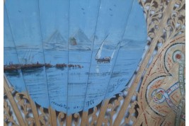 Souvenirs de voyage en Égypte, éventail vers 1867