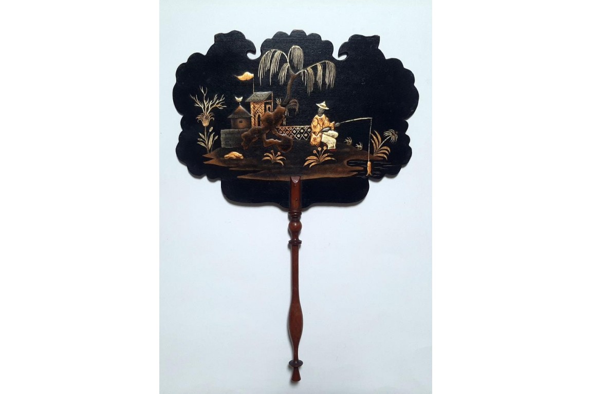 Souvenir de l'ambassade de Siam à Fontainebleau, écrans vers 1861