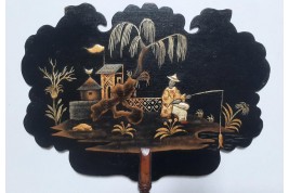 Souvenir de l'ambassade de Siam à Fontainebleau, écrans vers 1861