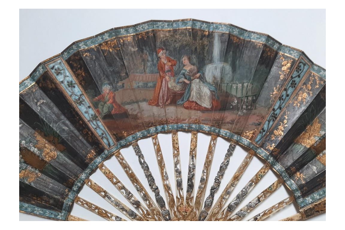 Galanterie à la turque, éventail XVIIIeme ou pastiche