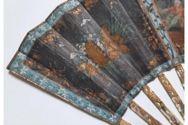 "A la turque" gallantry, 18th-century or pastiche fan