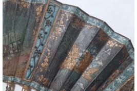 "A la turque" gallantry, 18th-century or pastiche fan