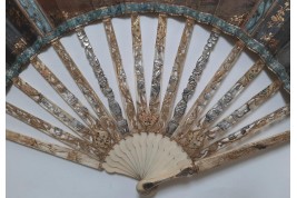 "A la turque" gallantry, 18th-century or pastiche fan