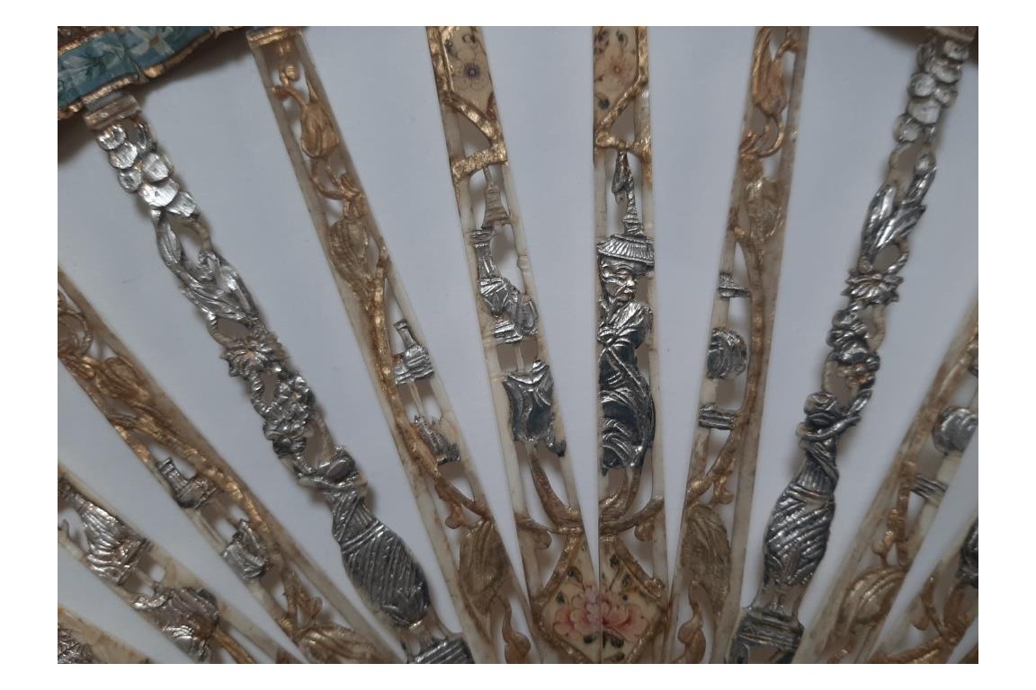 "A la turque" gallantry, 18th-century or pastiche fan