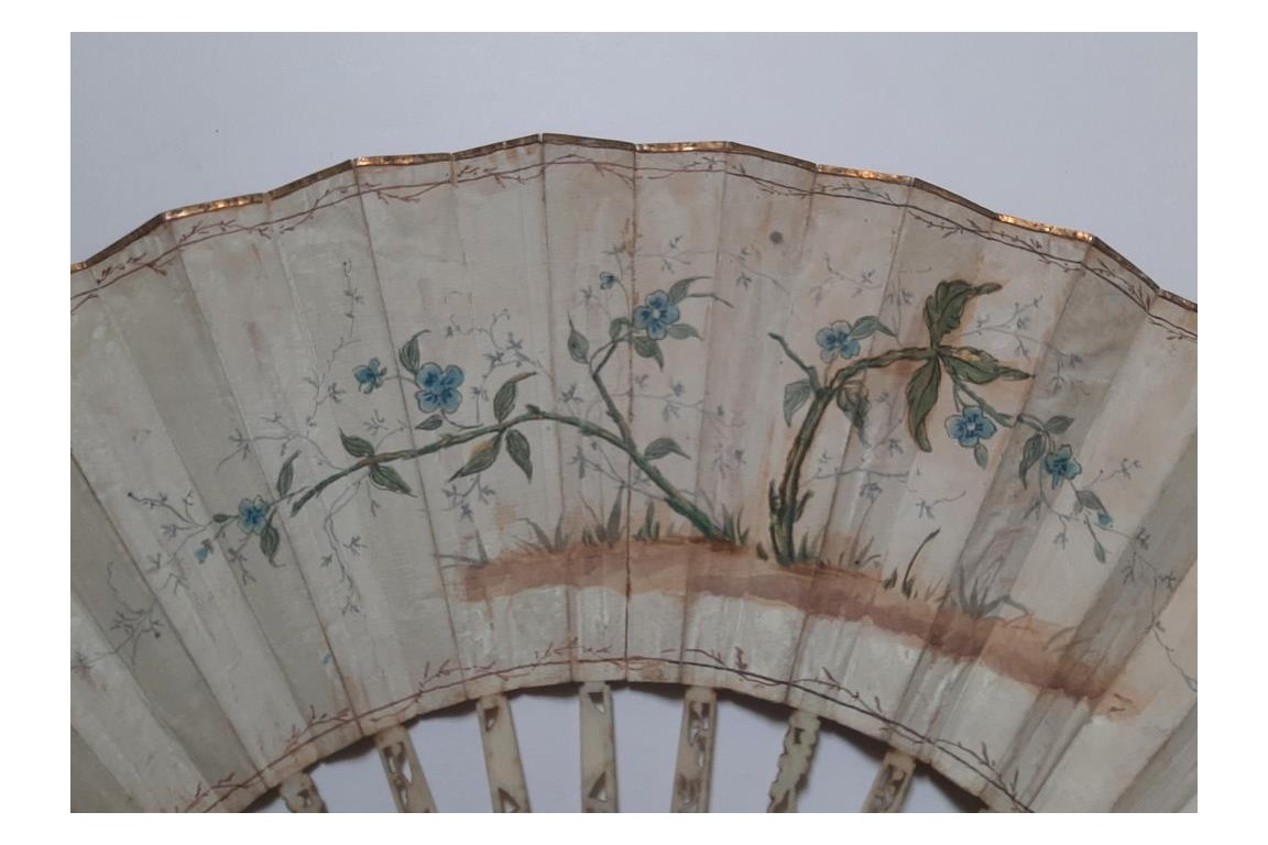 "A la turque" gallantry, 18th-century or pastiche fan