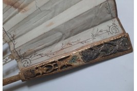 "A la turque" gallantry, 18th-century or pastiche fan