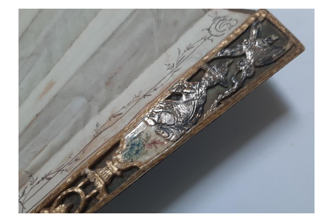 "A la turque" gallantry, 18th-century or pastiche fan