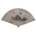 Arabic dance, dance card fan circa 1815-25