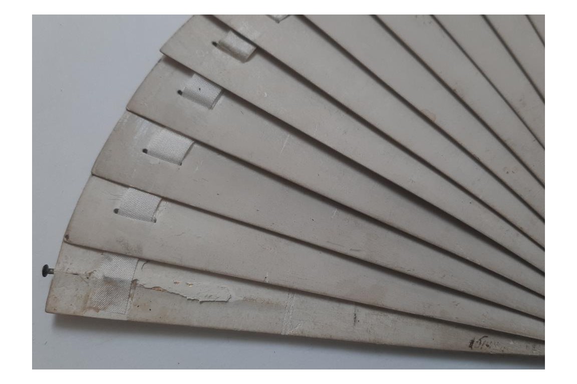 Arabic dance, dance card fan circa 1815-25