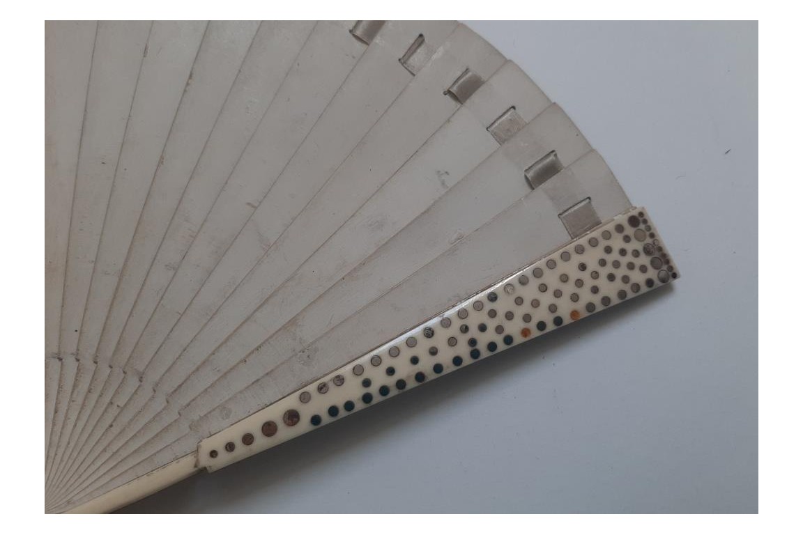 Arabic dance, dance card fan circa 1815-25