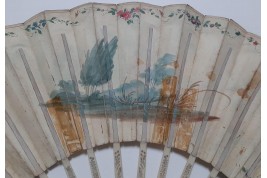 Joseph vendu par ses frères, éventail vers 1760-70