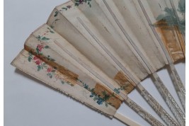 Joseph sold by his brothers, fan circa 1760-70