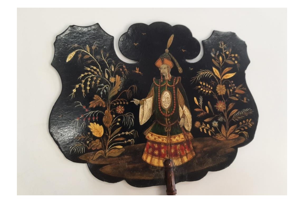 Souvenir de l'ambassade de Siam à Fontainebleau, écrans vers 1861