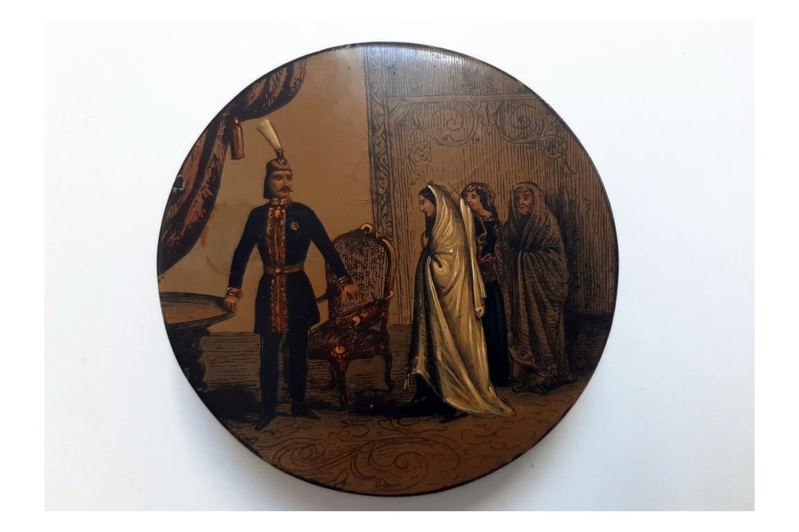 Nassereddine Shah, late 19th century snuff box