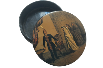Nassereddine Shah, late 19th century snuff box