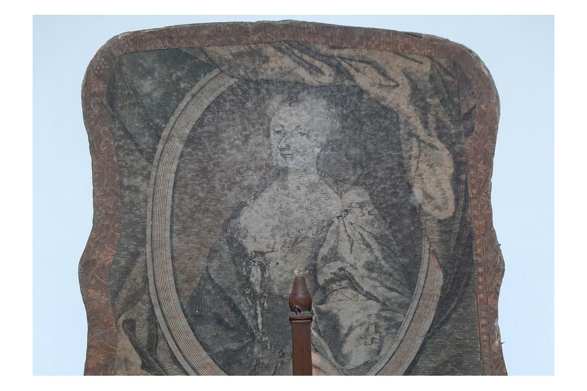 Charles-Emmanuel III de Savoie et son épouse, écran après 1735