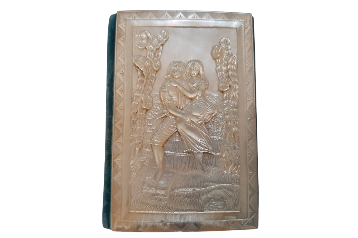 Paul and Virginie, 19th century card holder