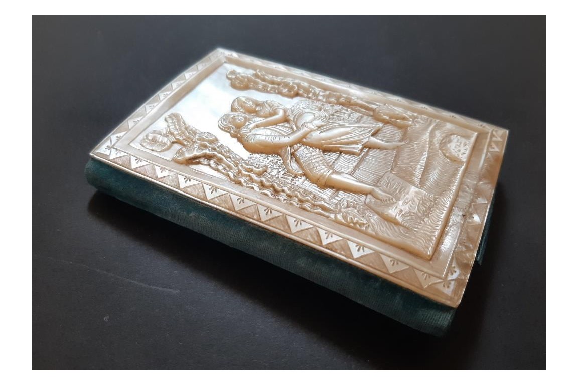 Paul et Virginie, porte-carte XIXème siècle