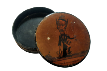 Charles X, le grand casse-noisette du 25 juillet, tabatière vers 1830